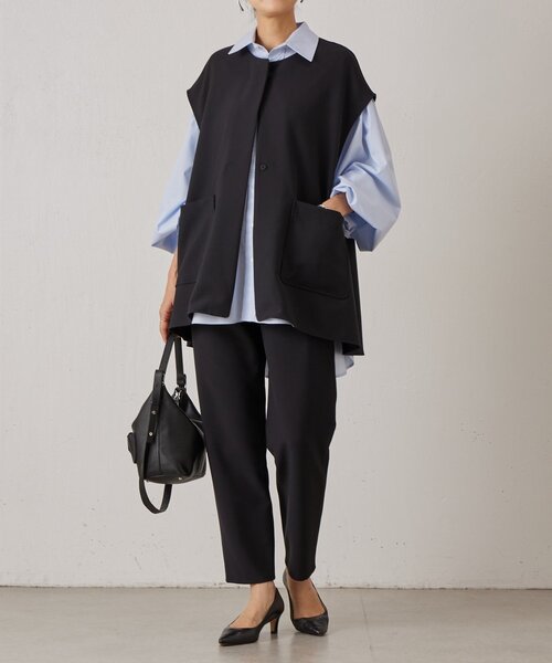 LIVETART（リヴェタート）の「《LIVETART》ポケットジレ（ベスト・レディース・ネイビー/ブラック・FREE）」の15枚目の写真