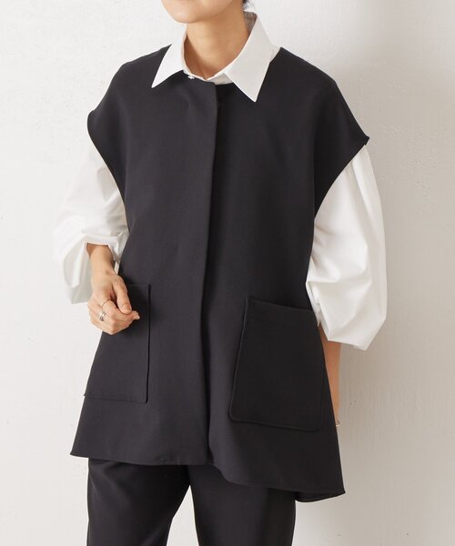 LIVETART（リヴェタート）の「《LIVETART》ポケットジレ（ベスト・レディース・ネイビー/ブラック・FREE）」の18枚目の写真