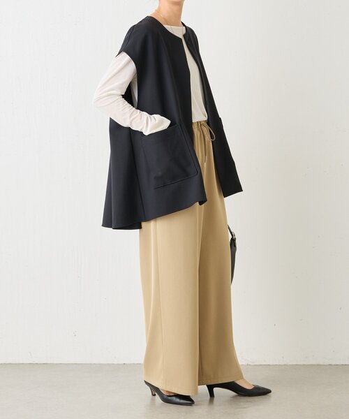 LIVETART（リヴェタート）の「《LIVETART》ポケットジレ（ベスト・レディース・ネイビー/ブラック・FREE）」の22枚目の写真