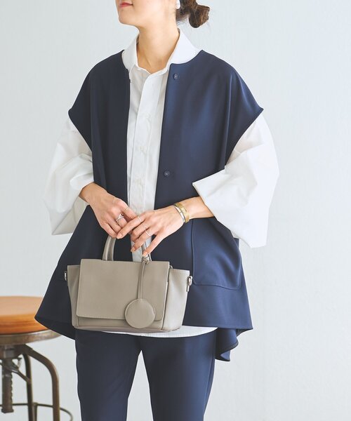 LIVETART（リヴェタート）の「《LIVETART》ポケットジレ（ベスト・レディース・ネイビー/ブラック・FREE）」の10枚目の写真