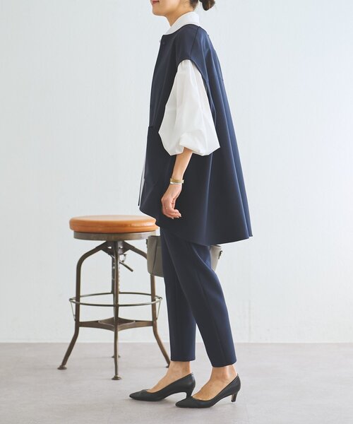 LIVETART（リヴェタート）の「《LIVETART》ポケットジレ（ベスト・レディース・ネイビー/ブラック・FREE）」の16枚目の写真