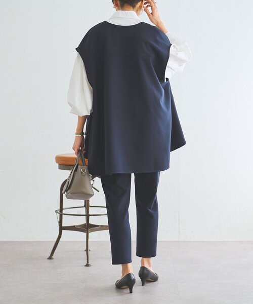 LIVETART（リヴェタート）の「《LIVETART》ポケットジレ（ベスト・レディース・ネイビー/ブラック・FREE）」の17枚目の写真