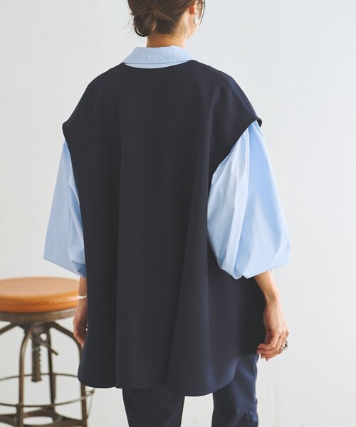 LIVETART（リヴェタート）の「《LIVETART》ポケットジレ（ベスト・レディース・ネイビー/ブラック・FREE）」の21枚目の写真