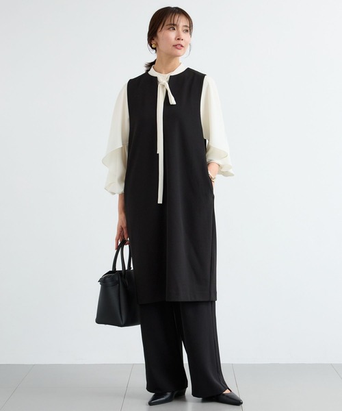 BARNYARDSTORM（バンヤードストーム）の「BARNYARDSTORM / ジョーゼットワンピース / マシンウォッシャブル（ワンピース・レディース・ブラック・FREE）」の22枚目の写真