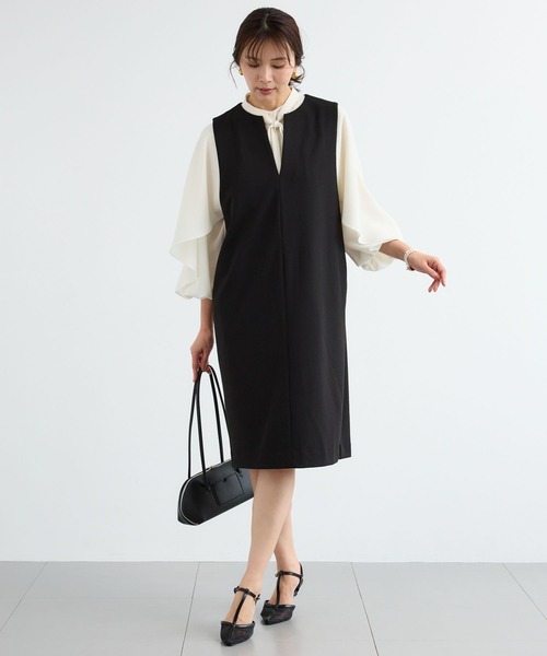 BARNYARDSTORM（バンヤードストーム）の「BARNYARDSTORM / ジョーゼットワンピース / マシンウォッシャブル（ワンピース・レディース・ブラック・FREE）」の21枚目の写真