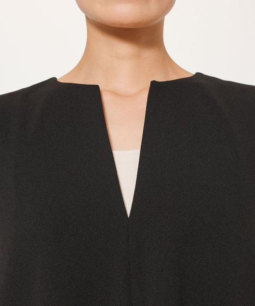 BARNYARDSTORM（バンヤードストーム）の「BARNYARDSTORM / ジョーゼットワンピース / マシンウォッシャブル（ワンピース・レディース・ブラック・FREE）」の6枚目の写真