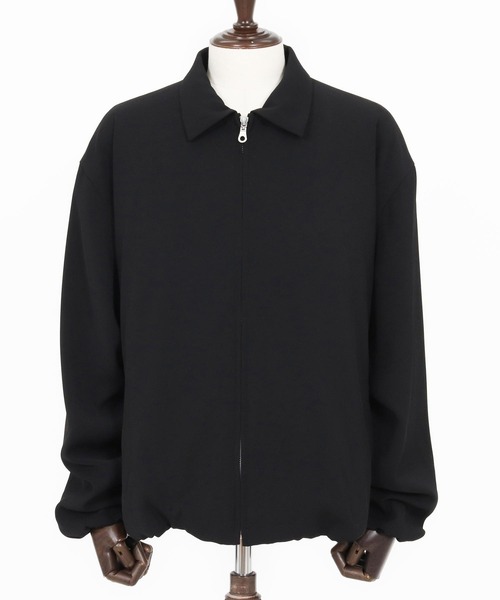 GLIMCLAP（グリムクラップ）の「mj11355-Balloon Hem Jacket ジップアップジャケット(201-015-gls-cg)（ブルゾン・メンズ・ブラック/ベージュ/チャコール・L/M/S）」の4枚目の写真