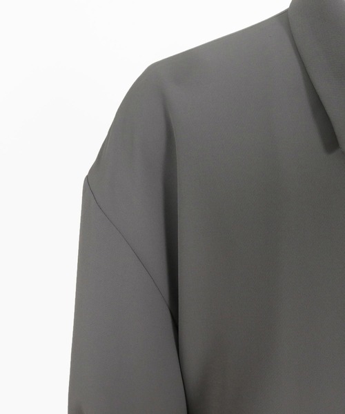 GLIMCLAP（グリムクラップ）の「mj11355-Balloon Hem Jacket ジップアップジャケット(201-015-gls-cg)（ブルゾン・メンズ・ブラック/ベージュ/チャコール・L/M/S）」の8枚目の写真