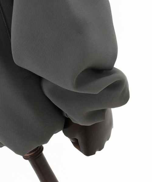 GLIMCLAP（グリムクラップ）の「mj11355-Balloon Hem Jacket ジップアップジャケット(201-015-gls-cg)（ブルゾン・メンズ・ブラック/ベージュ/チャコール・L/M/S）」の11枚目の写真