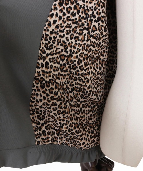 GLIMCLAP（グリムクラップ）の「mj11355-Balloon Hem Jacket ジップアップジャケット(201-015-gls-cg)（ブルゾン・メンズ・ブラック/ベージュ/チャコール・L/M/S）」の12枚目の写真