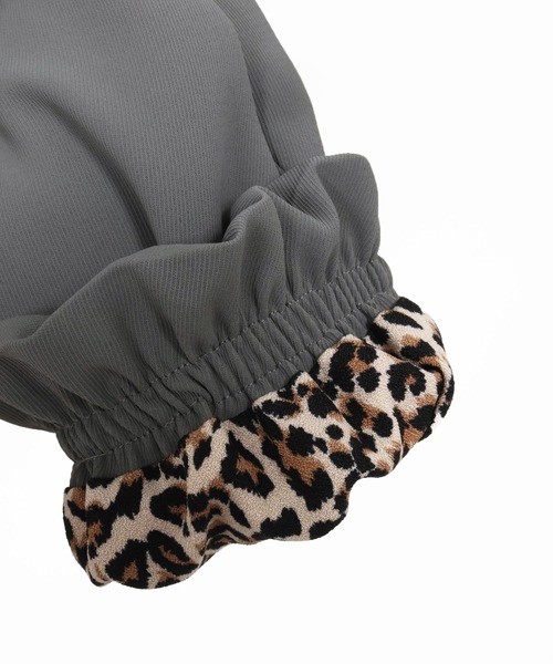 GLIMCLAP（グリムクラップ）の「mj11355-Balloon Hem Jacket ジップアップジャケット(201-015-gls-cg)（ブルゾン・メンズ・ブラック/ベージュ/チャコール・L/M/S）」の13枚目の写真