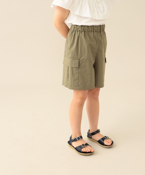 BEAMS mini(ビームスミニ)の「【7/2再値下げ】カーゴ キュロット 2026SS(90~140cm) お出かけ 公園 通園 通学 カジュアル(その他パンツ・キッズ・ピンク/オリーブ・100/90/140/130/120/110)」の4枚目の写真