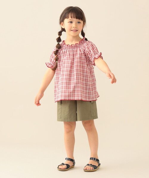 BEAMS mini(ビームスミニ)の「【7/2再値下げ】カーゴ キュロット 2026SS(90~140cm) お出かけ 公園 通園 通学 カジュアル(その他パンツ・キッズ・ピンク/オリーブ・100/90/140/130/120/110)」の14枚目の写真