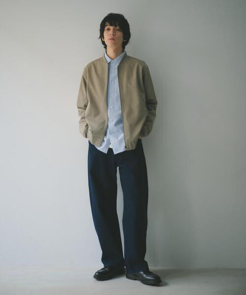 THE SHOP TK （ザ ショップ ティーケー ）の「【半歩先のオシャレ】デニムカーブパンツ　セットアップ可/洗濯機OK（デニムパンツ・メンズ・ネイビー/ブラック・04/03/02/01）」の8枚目の写真