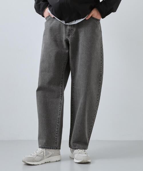 THE SHOP TK （ザ ショップ ティーケー ）の「【半歩先のオシャレ】デニムカーブパンツ　セットアップ可/洗濯機OK（デニムパンツ・メンズ・ネイビー/ブラック・04/03/02/01）」の10枚目の写真