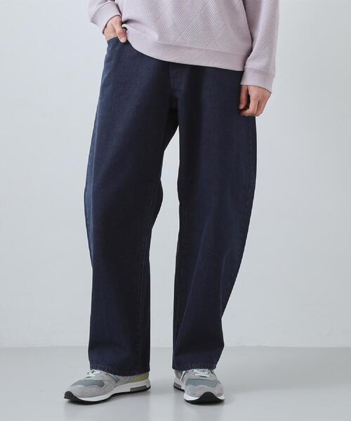 THE SHOP TK （ザ ショップ ティーケー ）の「【半歩先のオシャレ】デニムカーブパンツ　セットアップ可/洗濯機OK（デニムパンツ・メンズ・ネイビー/ブラック・04/03/02/01）」の15枚目の写真