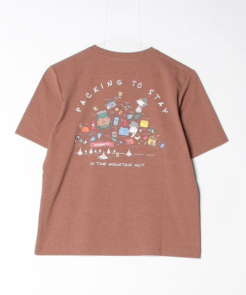 PEANUTS(ピーナッツ)の「ピーナッツ PEANUTS グラフィック半袖Tピーナッツパッキングリスト(Tシャツ/カットソー・レディース・オフホワイト/ブラウン/グリーン・S/M/L/XL)」の13枚目の写真