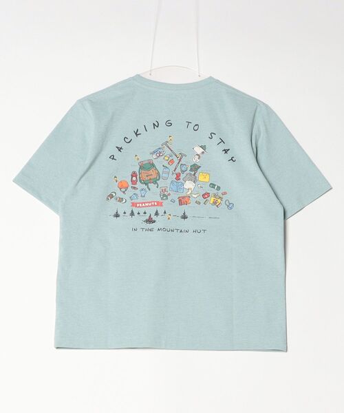 PEANUTS(ピーナッツ)の「ピーナッツ PEANUTS グラフィック半袖Tピーナッツパッキングリスト(Tシャツ/カットソー・レディース・オフホワイト/ブラウン/グリーン・S/M/L/XL)」の14枚目の写真