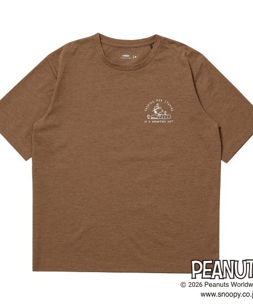 PEANUTS(ピーナッツ)の「ピーナッツ PEANUTS グラフィック半袖Tピーナッツパッキングリスト(Tシャツ/カットソー・レディース・オフホワイト/ブラウン/グリーン・S/M/L/XL)」の2枚目の写真