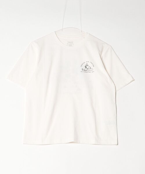 PEANUTS(ピーナッツ)の「ピーナッツ PEANUTS グラフィック半袖Tピーナッツパッキングリスト(Tシャツ/カットソー・レディース・オフホワイト/ブラウン/グリーン・S/M/L/XL)」の8枚目の写真