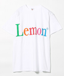 byeA.（バイエー）の「byeA./バイエー NOT APPLE T-shirt Lemon/レモン ロゴTシャツ（Tシャツ/カットソー）」