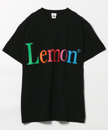 byeA.（バイエー）の「byeA./バイエー NOT APPLE T-shirt Lemon/レモン ロゴTシャツ（Tシャツ/カットソー）」