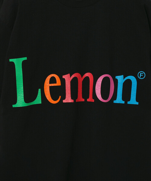 FREAK'S STORE(フリークスストア)の「byeA./バイエー NOT APPLE T-shirt Lemon/レモン ロゴTシャツ(Tシャツ/カットソー・レディース・ブラック/ホワイト・MEDIUM)」の5枚目の写真