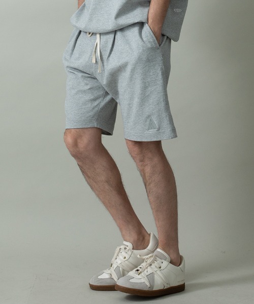 EGO TRIPPING（エゴトリッピング）の「mp14649- HEAVYJERSEY SHORTS spiky イージーショートパンツ(626655)（その他パンツ・メンズ・グレー×ホワイト/ブラック×ブラック/杢グレー/ブラック×ホワイト・L/M）」の16枚目の写真