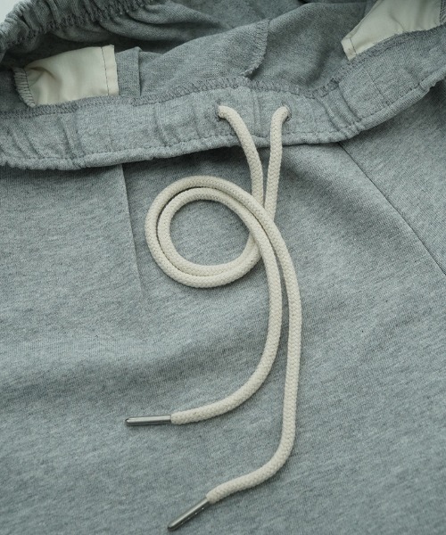 EGO TRIPPING（エゴトリッピング）の「mp14649- HEAVYJERSEY SHORTS spiky イージーショートパンツ(626655)（その他パンツ・メンズ・グレー×ホワイト/ブラック×ブラック/杢グレー/ブラック×ホワイト・L/M）」の11枚目の写真