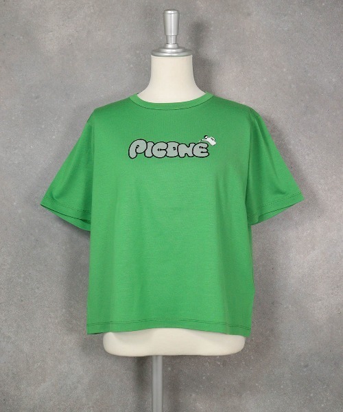 STUDIO PICONE(スタジオピッコーネ)の「チュール刺繍冷感プルオーバー(Tシャツ/カットソー・レディース・ブラック/ホワイト/グリーン/キャメル・LL/L/M)」の14枚目の写真