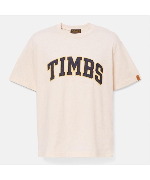 Timberland（ティンバーランド）の「半袖 TIMBS Tシャツ ユニセックス（Tシャツ/カットソー・メンズ・オフホワイト・LARGE/MEDIUM/SMALL/X-LARGE/XX-LARGE）」の5枚目の写真