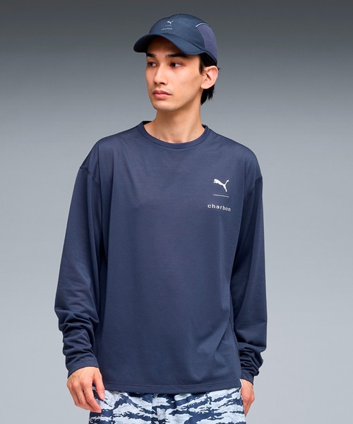 PUMA × CHARBON LONGSLEEVE T-SHIRTS PUMA プーマ ユニセックス PUMA x charbon ランニング 長袖 Tシャツ（T
