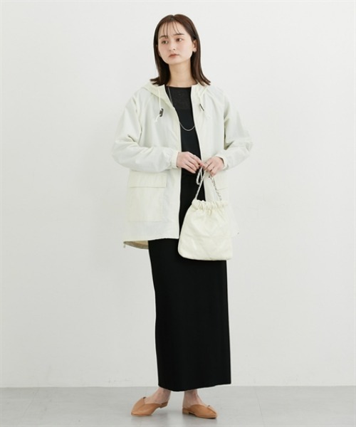 nissen（ニッセン）の「【花粉が付きにくい・はっ水・ＵＶカット】ワッシャー生地マウンテンパーカー（カバーオール・レディース・ベージュ/アイボリー/カーキ・L/LL/M）」の20枚目の写真