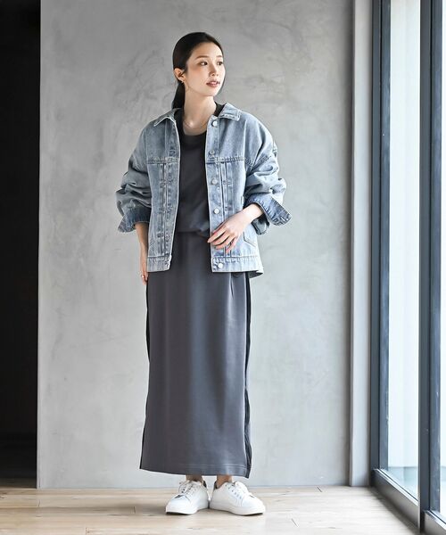 rps（アールピーエス）の「デニムＢＩＧカバーオール（デニムジャケット・レディース・ブラック/ブルー・フリー）」の16枚目の写真