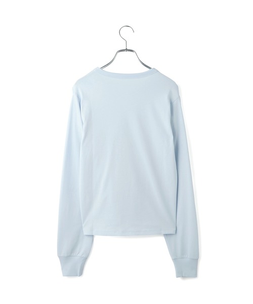 ADAM ET ROPE'（アダムエロペ）の「2WAYノットプルオーバー（Tシャツ/カットソー・レディース・ダークブラウン/ホワイト/サックスブルー・FREE）」の10枚目の写真