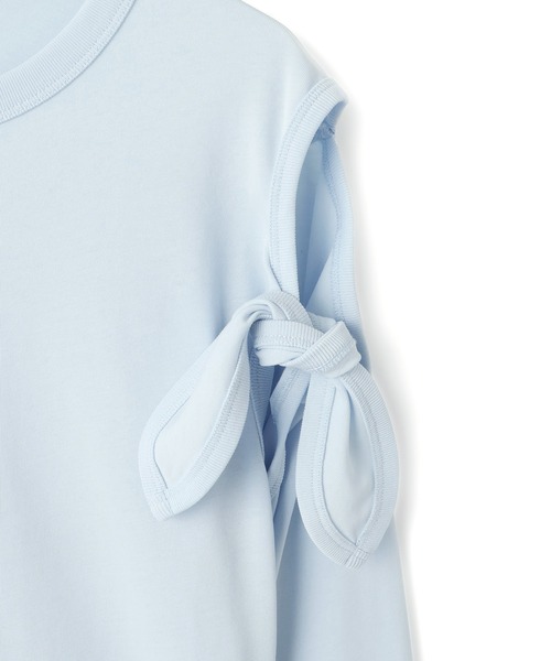 ADAM ET ROPE'（アダムエロペ）の「2WAYノットプルオーバー（Tシャツ/カットソー・レディース・ダークブラウン/ホワイト/サックスブルー・FREE）」の12枚目の写真