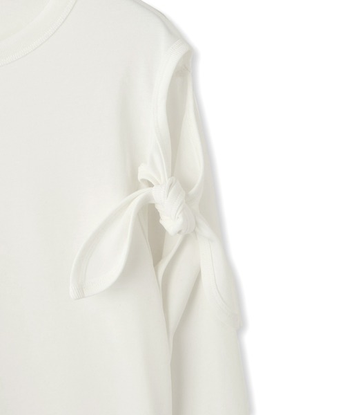 ADAM ET ROPE'（アダムエロペ）の「2WAYノットプルオーバー（Tシャツ/カットソー・レディース・ダークブラウン/ホワイト/サックスブルー・FREE）」の19枚目の写真