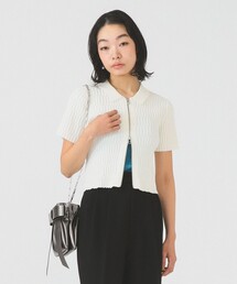 Ray BEAMS | リブ ジップ ポロ カーディガン(カーディガン/ボレロ)