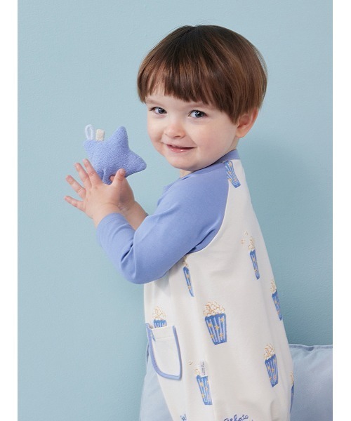gelato pique（ジェラートピケ）の「【BABY】エアリーモコスターラトル（その他ベビー用品・キッズ・ブルー・F）」の3枚目の写真