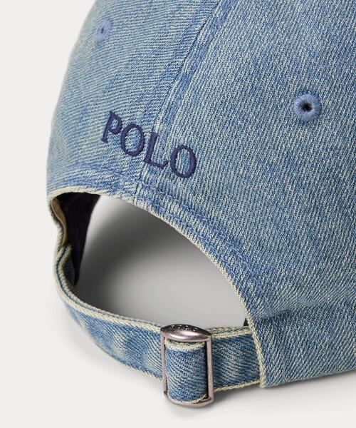 インディゴ デニム ボール キャップ（キャップ）｜POLO RALPH LAUREN