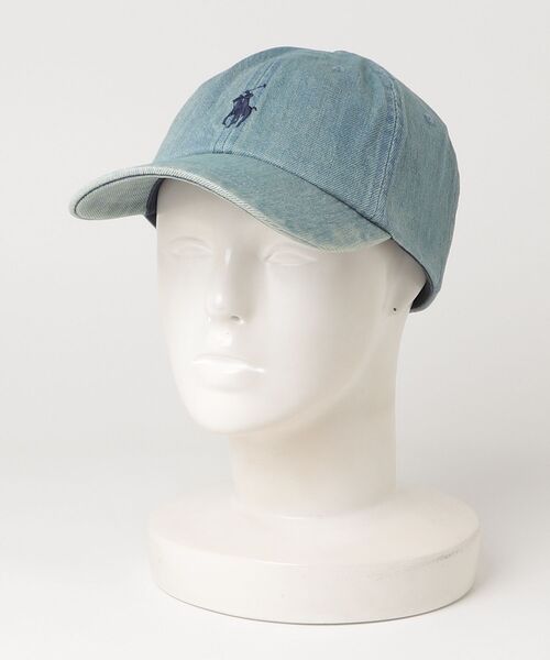 インディゴ デニム ボール キャップ(キャップ)|POLO RALPH LAUREN インディゴ デニム ボール キャップ(キャップ)|POLO RALPH LAUREN
