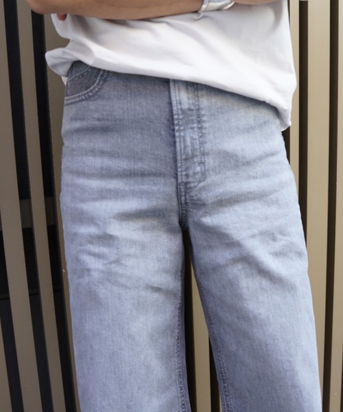 YANUK(ヤヌーク)の「YANUK(ヤヌーク) WIDE FLARE/ワイドフレア/FRG(デニムパンツ・レディース・グレー・23/24/25)」の7枚目の写真