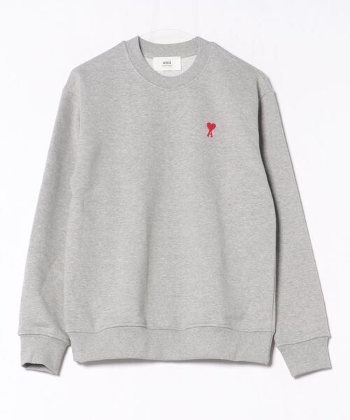 AMI Alexandre Mattiussi（アミアレクサンドルマテュッシ）の「【AMI PARIS】アミ パリス Sweat Shirt スウェット トレーナー（スウェット・レディース・ブラック/グレー/ネイビー・SMALL/MEDIUM/LARGE）」の5枚目の写真