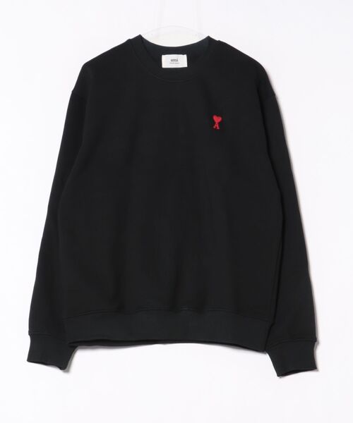 AMI Alexandre Mattiussi（アミアレクサンドルマテュッシ）の「【AMI PARIS】アミ パリス Sweat Shirt スウェット トレーナー（スウェット・レディース・ブラック/グレー/ネイビー・SMALL/MEDIUM/LARGE）」の6枚目の写真