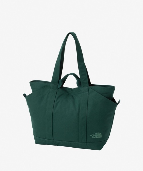 THE NORTH FACE(ザノースフェイス)の「THE NORTH FACE/ザ・ノース・フェイス トートバッグ SUNNY SIDE TOTE Mサイズ NM72606(トートバッグ・メンズ・ダークオリーブ/オフホワイト・FREE)」の2枚目の写真