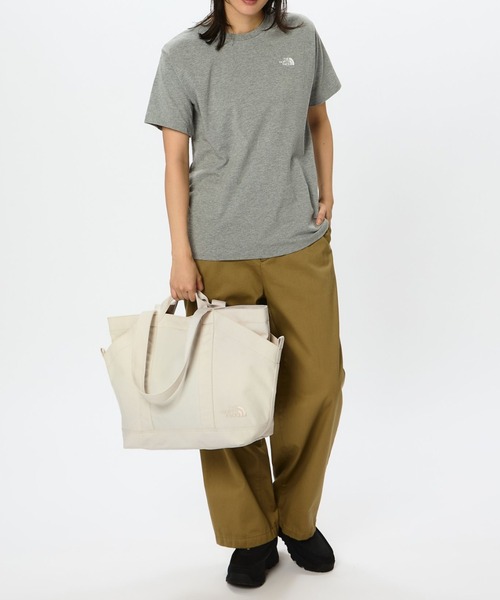THE NORTH FACE(ザノースフェイス)の「THE NORTH FACE/ザ・ノース・フェイス トートバッグ SUNNY SIDE TOTE Mサイズ NM72606(トートバッグ・メンズ・ダークオリーブ/オフホワイト・FREE)」の8枚目の写真