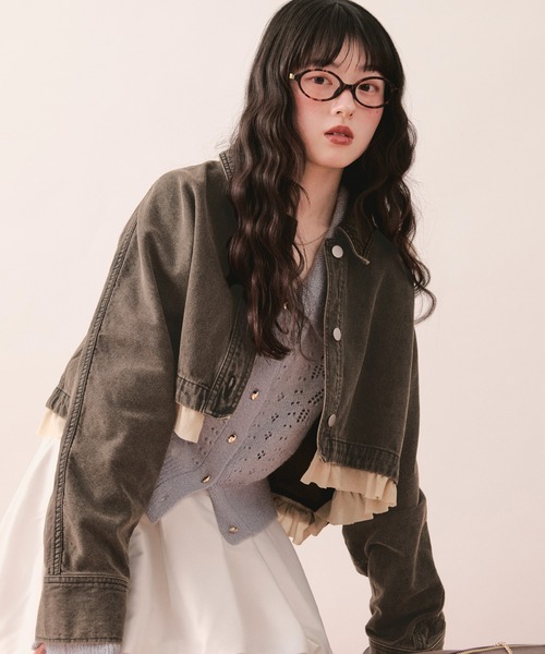 loin nuit（ロワンニュイ）の「dolman sleeve design jacket