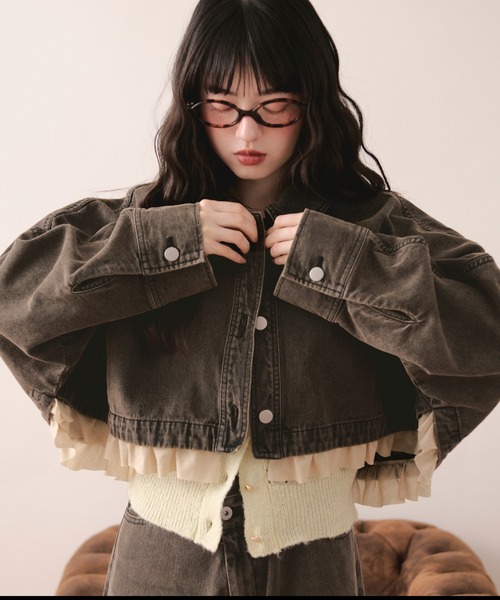 loin nuit（ロワンニュイ）の「dolman sleeve design jacket