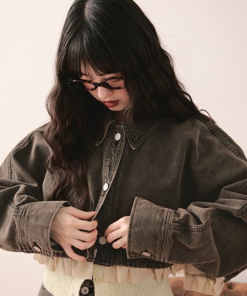 loin nuit（ロワンニュイ）の「dolman sleeve design jacket