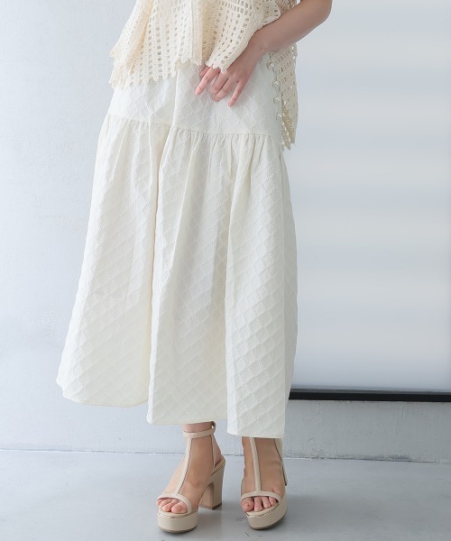 DEMETER(デメテル)の「厚底 プラットフォーム アンクルストラップ チュールサンダル(サンダル・レディース・ベージュ/ブラック・M/S/LL/L)」の14枚目の写真
